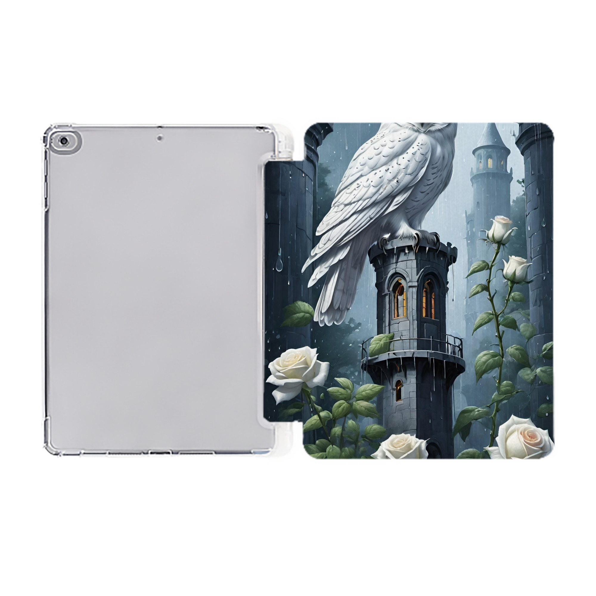 （画像用） Harry Potter ハリー・ポッターシリーズ IPad ケース ペン収納付き 三つ折りスタンド PUレザー×シリコン 対応機種9.5/10.5/10.9インチ